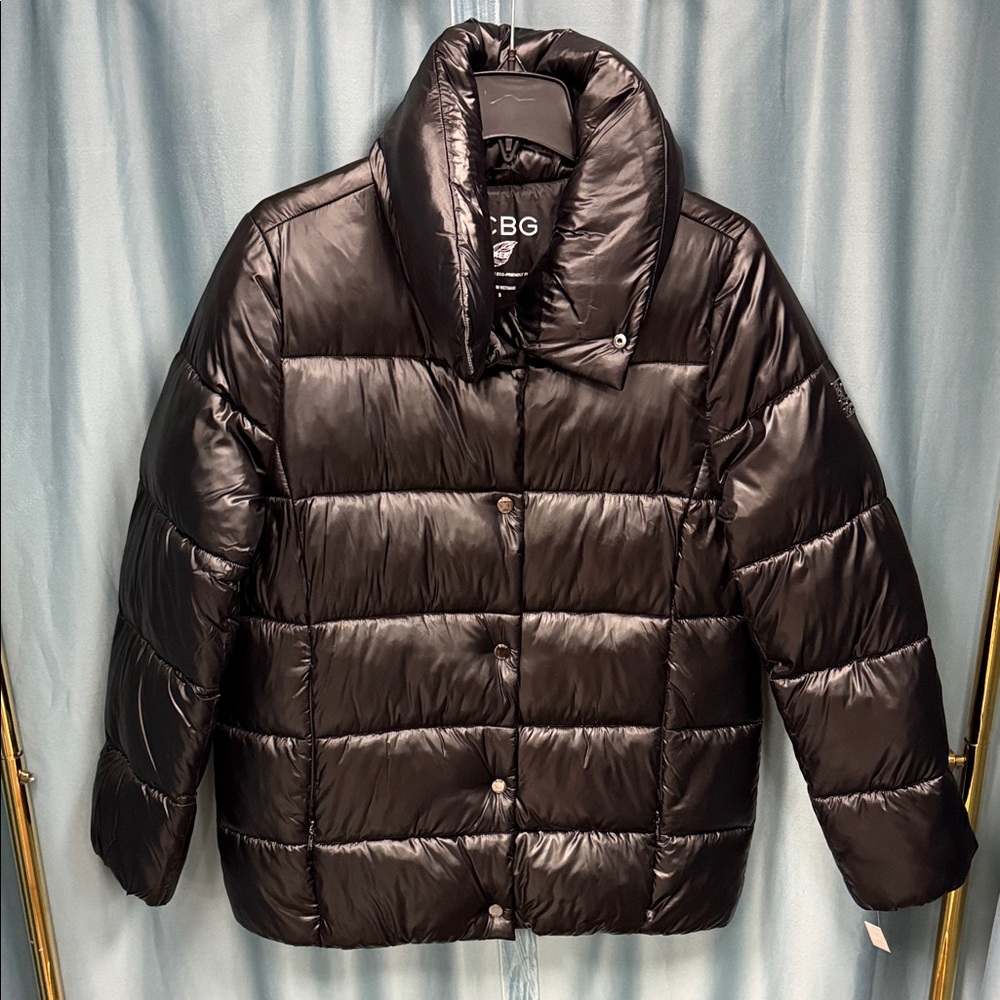 BCBG Black Puffer Jacket SPL